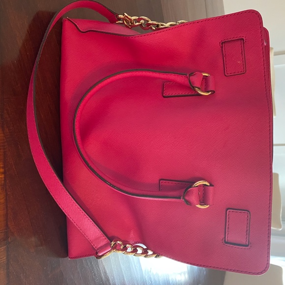 MICHAEL KORS Hamilton Tote Large Bright Pink - Picture 8 of 8